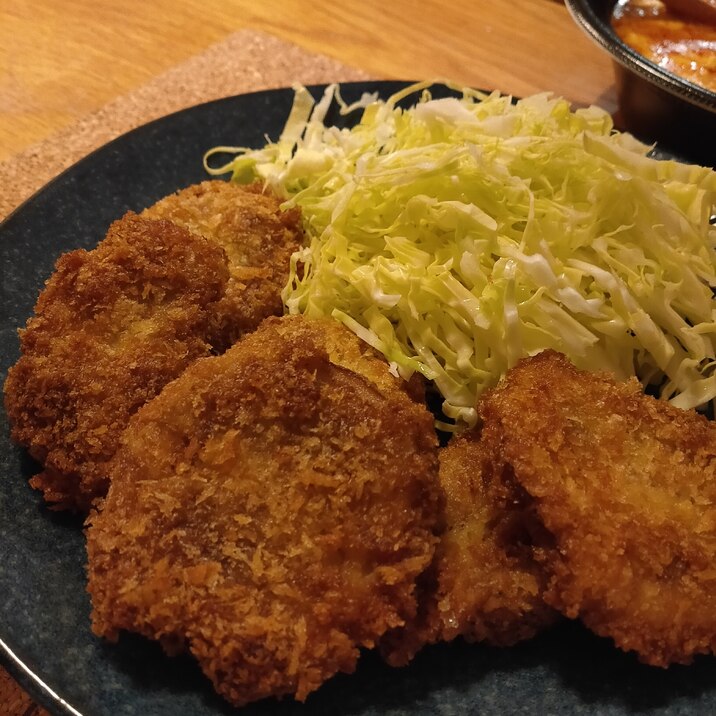 筍の豚肉挟み揚げ